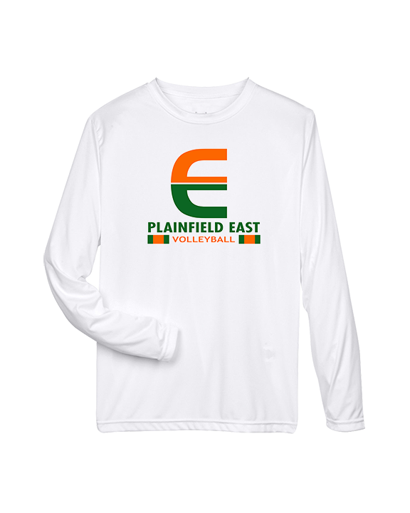 Plainfield East HS Boys Volleyball Stacked - Performance Longsleeve