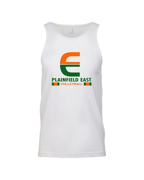 Plainfield East HS Boys Volleyball Stacked - Tank Top