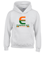 Plainfield East HS Boys Volleyball Stacked - Youth Hoodie