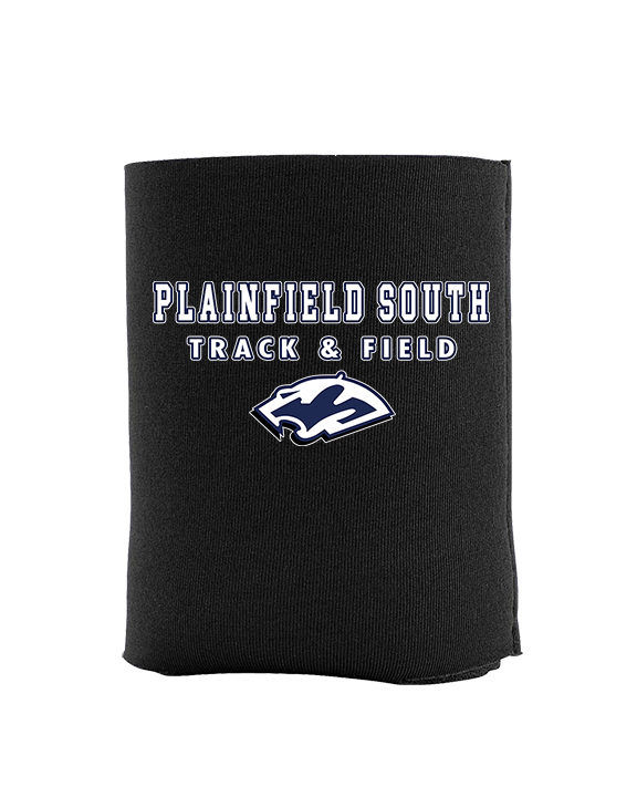 Plainfield South HS Track & Field Block - Koozie