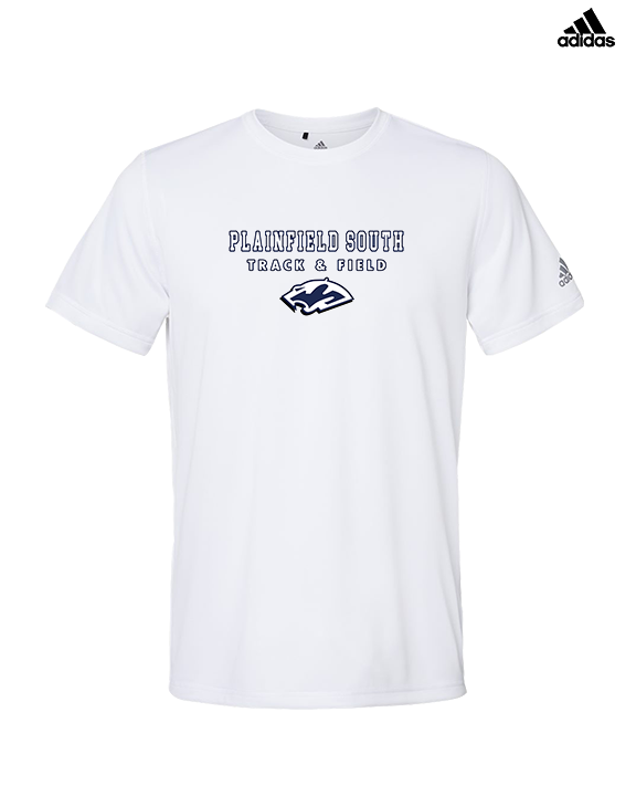 Plainfield South HS Track & Field Block - Mens Adidas Performance Shirt