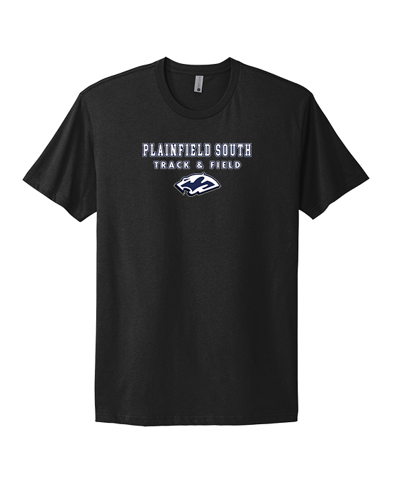 Plainfield South HS Track & Field Block - Mens Select Cotton T-Shirt