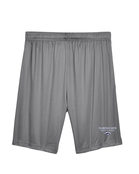 Plainfield South HS Track & Field Block - Mens Training Shorts with Pockets