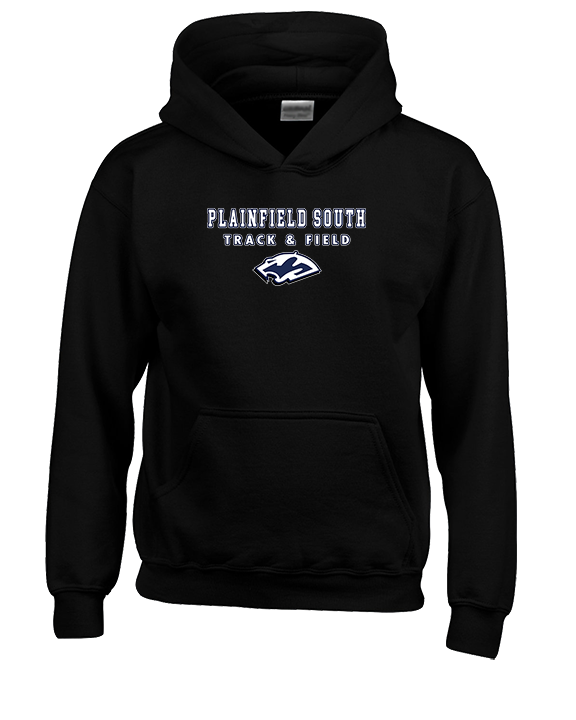 Plainfield South HS Track & Field Block - Youth Hoodie