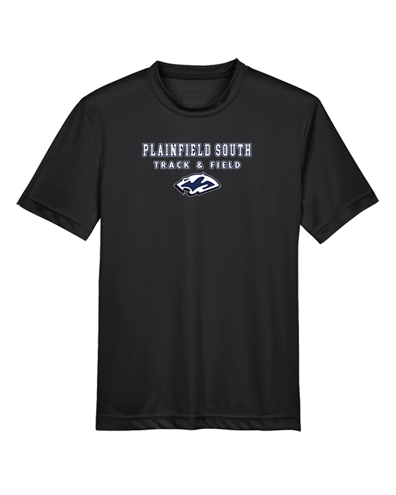 Plainfield South HS Track & Field Block - Youth Performance Shirt