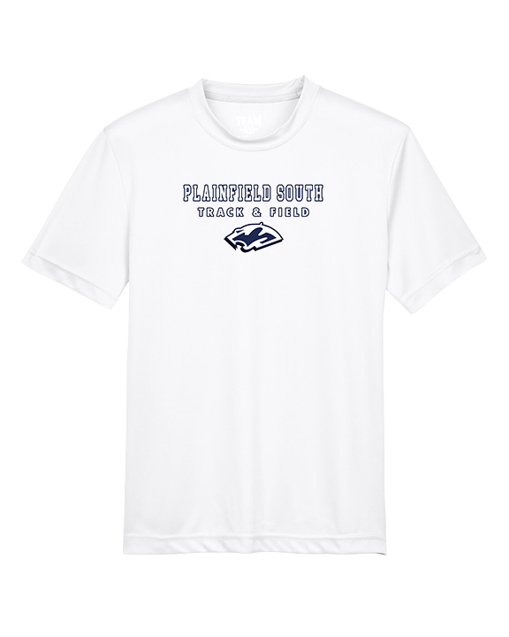 Plainfield South HS Track & Field Block - Youth Performance Shirt