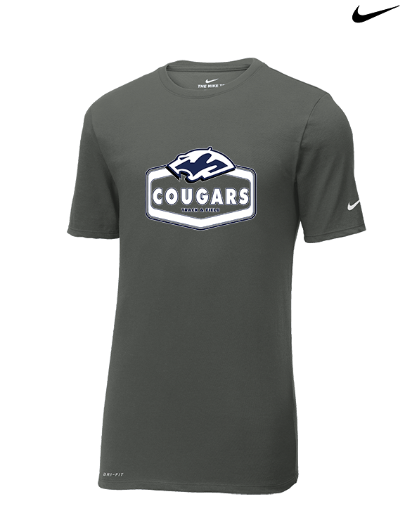 Plainfield South HS Track & Field Board - Mens Nike Cotton Poly Tee
