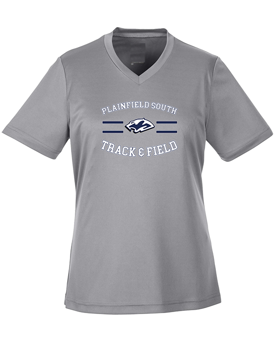Plainfield South HS Track & Field Curve - Womens Performance Shirt