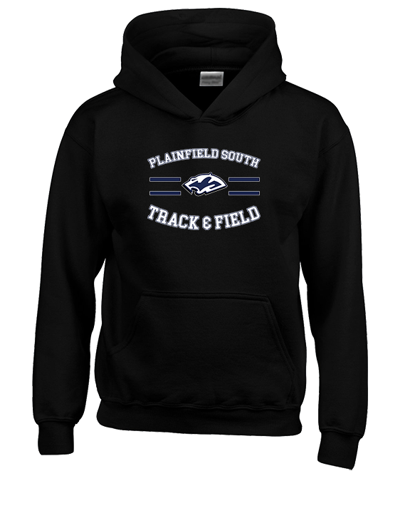 Plainfield South HS Track & Field Curve - Youth Hoodie