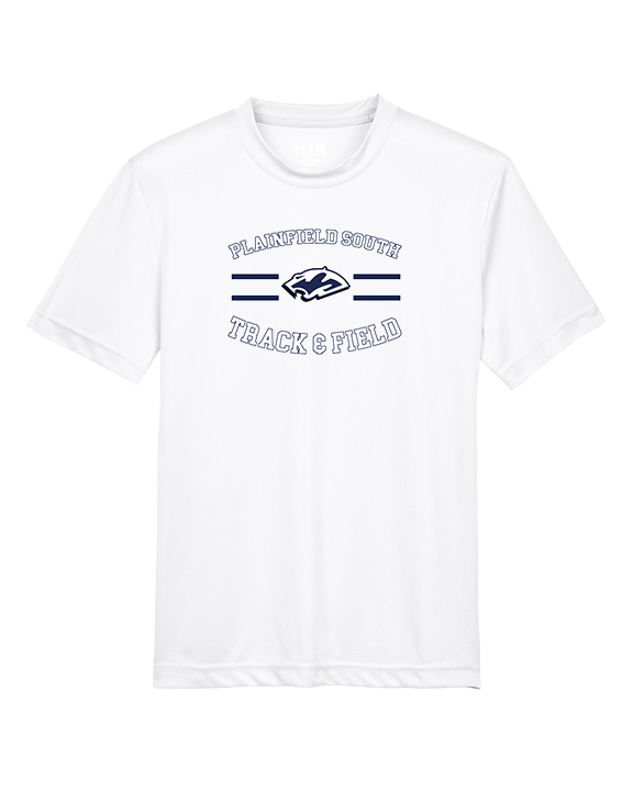 Plainfield South HS Track & Field Curve - Youth Performance Shirt