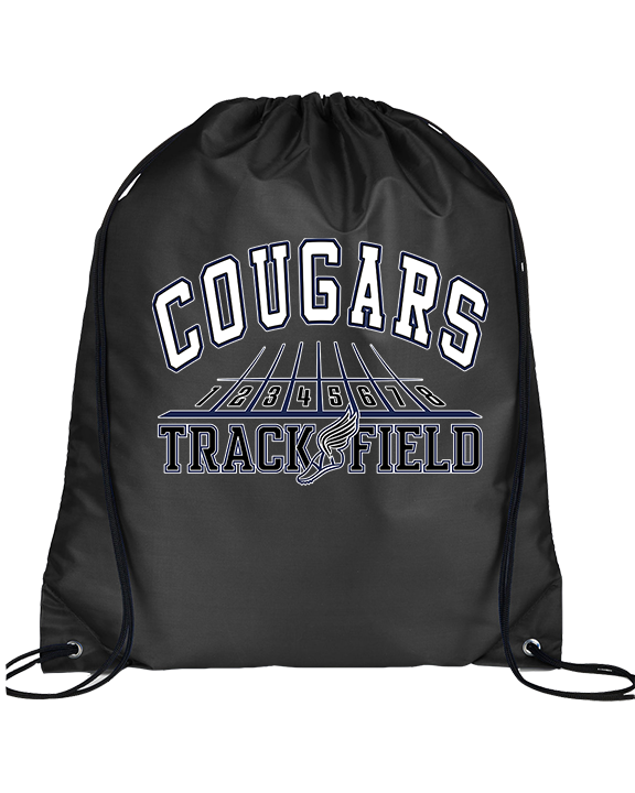 Plainfield South HS Track & Field Lanes - Drawstring Bag