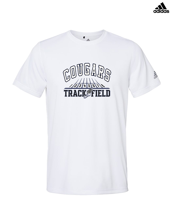 Plainfield South HS Track & Field Lanes - Mens Adidas Performance Shirt
