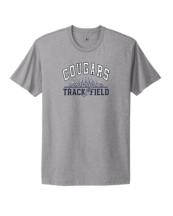 Plainfield South HS Track & Field Lanes - Mens Select Cotton T-Shirt
