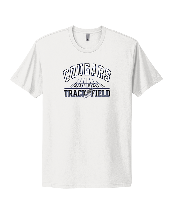Plainfield South HS Track & Field Lanes - Mens Select Cotton T-Shirt