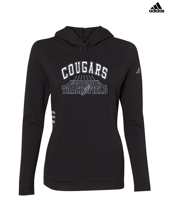Plainfield South HS Track & Field Lanes - Womens Adidas Hoodie