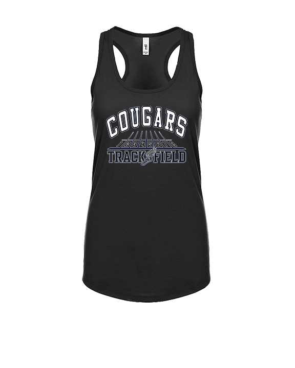 Plainfield South HS Track & Field Lanes - Womens Tank Top