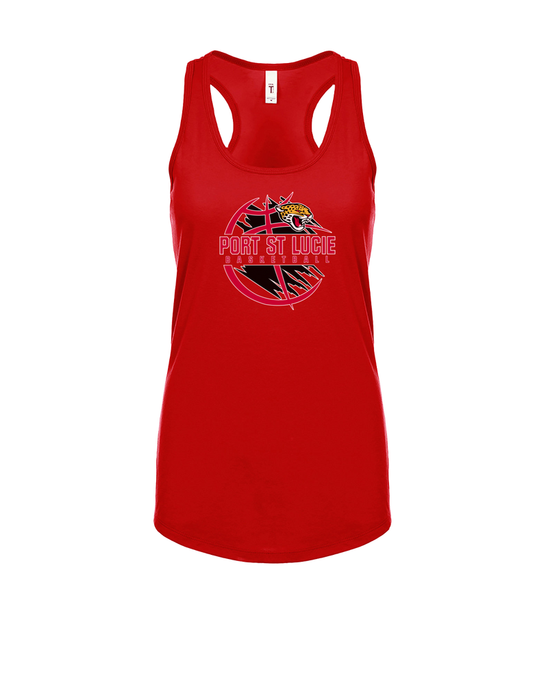 Port St. Lucie HS Boys Basketball Main Logo - Womens Tank Top