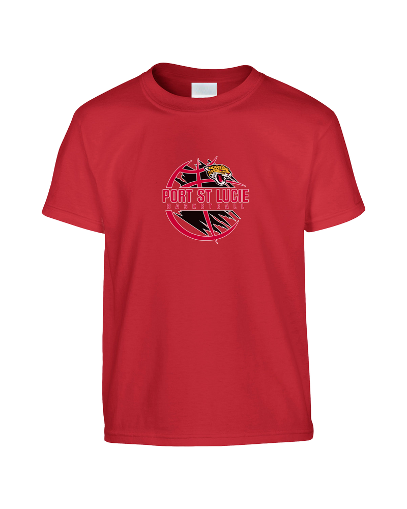 Port St. Lucie HS Boys Basketball Main Logo - Youth T-Shirt