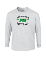 Port Washington HS Softball Curve - Cotton Longsleeve