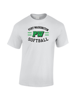 Port Washington HS Softball Curve - Cotton T-Shirt