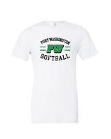 Port Washington HS Softball Curve - Tri-Blend Shirt