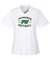 Port Washington HS Softball Curve - Womens Performance Shirt