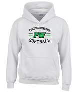 Port Washington HS Softball Curve - Youth Hoodie