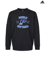 Pueblo Athletic Booster Softball Curve - Mens Adidas Crewneck
