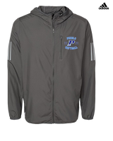 Pueblo Athletic Booster Softball Curve - Mens Adidas Full Zip Jacket