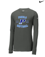 Pueblo Athletic Booster Softball Curve - Mens Nike Longsleeve