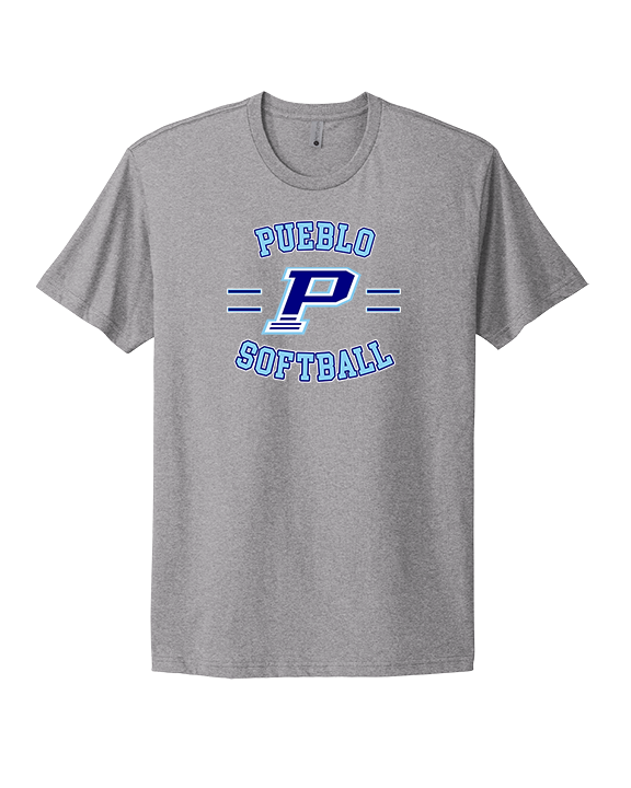 Pueblo Athletic Booster Softball Curve - Mens Select Cotton T-Shirt