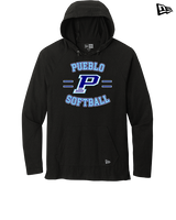 Pueblo Athletic Booster Softball Curve - New Era Tri-Blend Hoodie