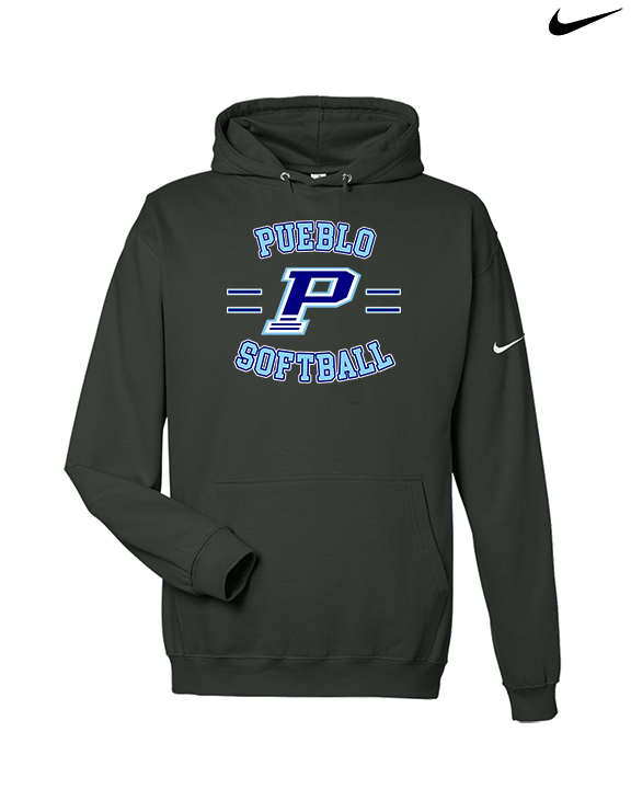 Pueblo Athletic Booster Softball Curve - Nike Club Fleece Hoodie
