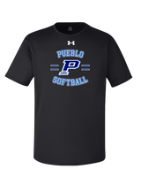 Pueblo Athletic Booster Softball Curve - Under Armour Mens Team Tech T-Shirt