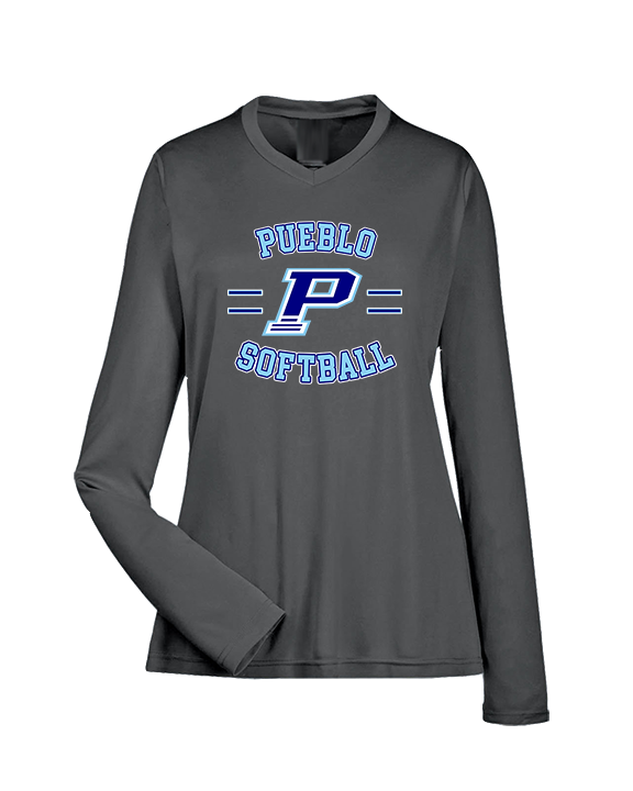 Pueblo Athletic Booster Softball Curve - Womens Performance Longsleeve
