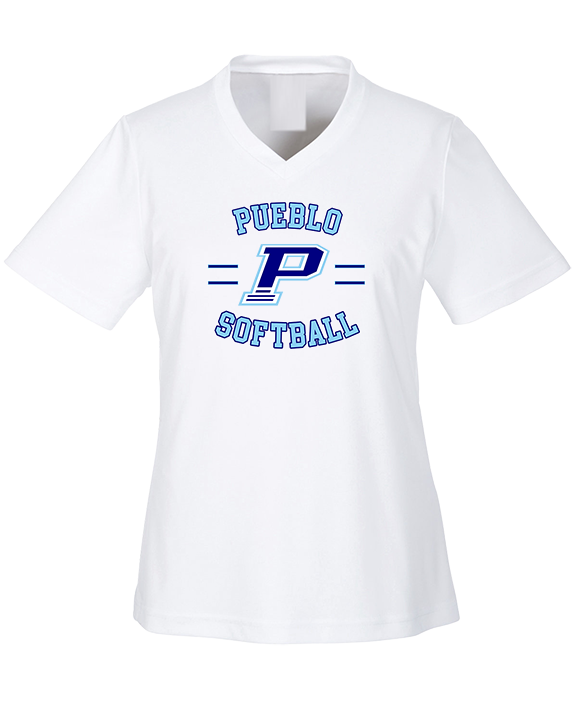 Pueblo Athletic Booster Softball Curve - Womens Performance Shirt