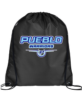 Pueblo Athletic Booster Softball Design - Drawstring Bag