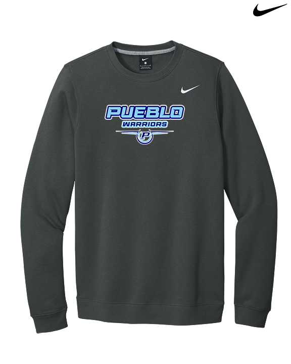 Pueblo Athletic Booster Softball Design - Mens Nike Crewneck