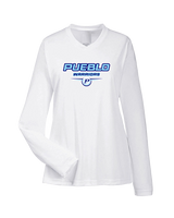 Pueblo Athletic Booster Softball Design - Womens Performance Longsleeve
