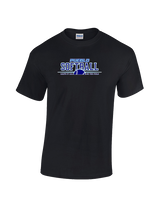 Pueblo Athletic Booster Softball Leave It - Cotton T-Shirt