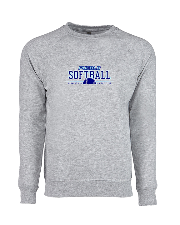 Pueblo Athletic Booster Softball Leave It - Crewneck Sweatshirt