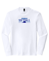 Pueblo Athletic Booster Softball Leave It - Tri-Blend Long Sleeve