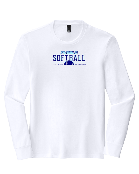 Pueblo Athletic Booster Softball Leave It - Tri-Blend Long Sleeve