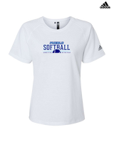 Pueblo Athletic Booster Softball Leave It - Womens Adidas Performance Shirt