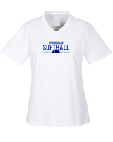 Pueblo Athletic Booster Softball Leave It - Womens Performance Shirt