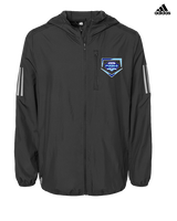 Pueblo Athletic Booster Softball Plate - Mens Adidas Full Zip Jacket