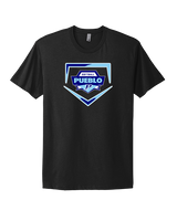 Pueblo Athletic Booster Softball Plate - Mens Select Cotton T-Shirt