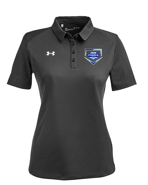 Pueblo Athletic Booster Softball Plate - Under Armour Ladies Tech Polo