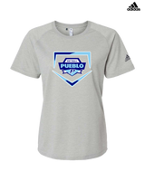 Pueblo Athletic Booster Softball Plate - Womens Adidas Performance Shirt