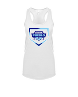 Pueblo Athletic Booster Softball Plate - Womens Tank Top